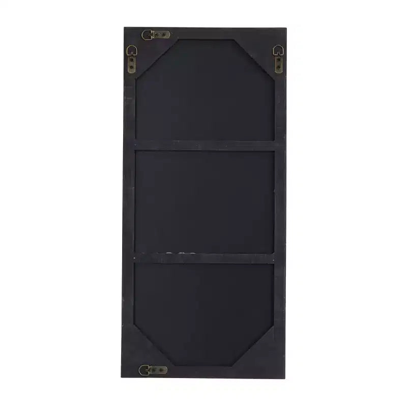Specchio da parete rettangolare in legno con cornice sottile - Olivia & May