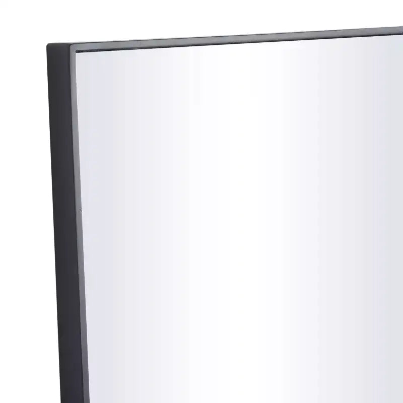 Specchio da parete rettangolare in legno con cornice sottile - Olivia & May