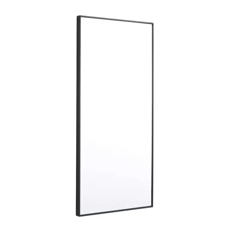 Specchio da parete rettangolare in legno con cornice sottile - Olivia & May