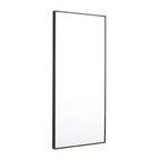 Specchio da parete rettangolare in legno con cornice sottile - Olivia & May