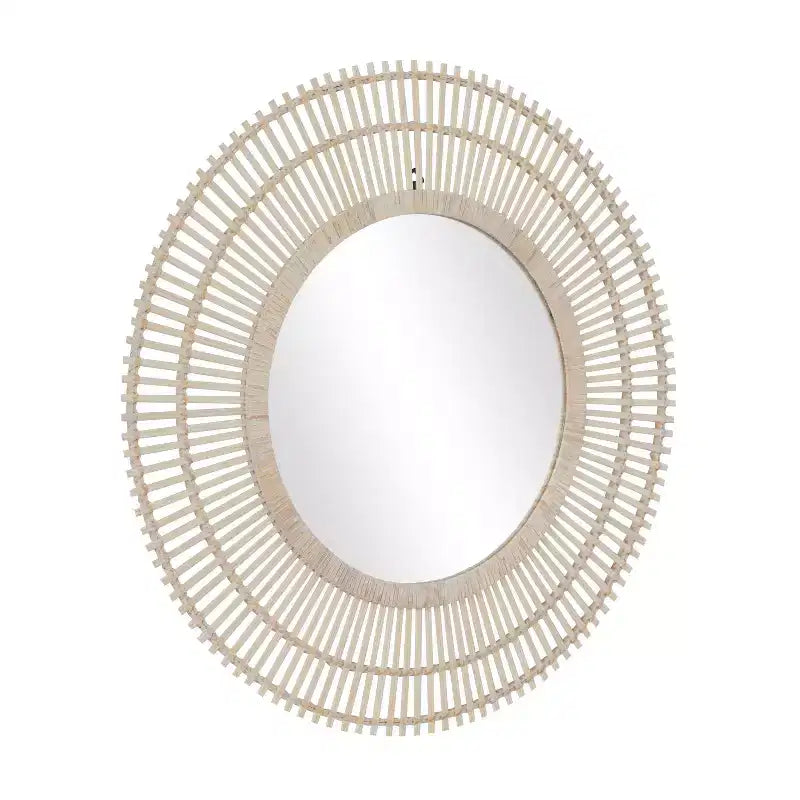 Specchio da parete a raggiera Bamboo - Olivia & May