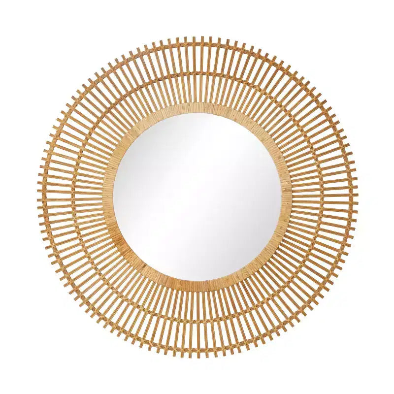 Specchio da parete a raggiera Bamboo - Olivia & May