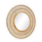 Specchio da parete a raggiera Bamboo - Olivia & May