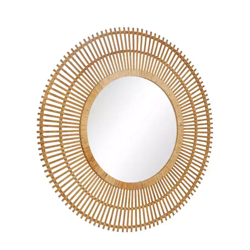 Specchio da parete a raggiera Bamboo - Olivia & May