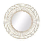Specchio da parete a raggiera Bamboo - Olivia & May
