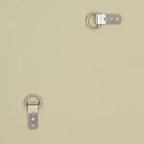 Noble Park Specchio decorativo da parete rettangolare, moderno, con bordo smussato, cornice perline color champagne, 68,5 cm di larghezza, per bagno, camera da letto, soggiorno, ufficio