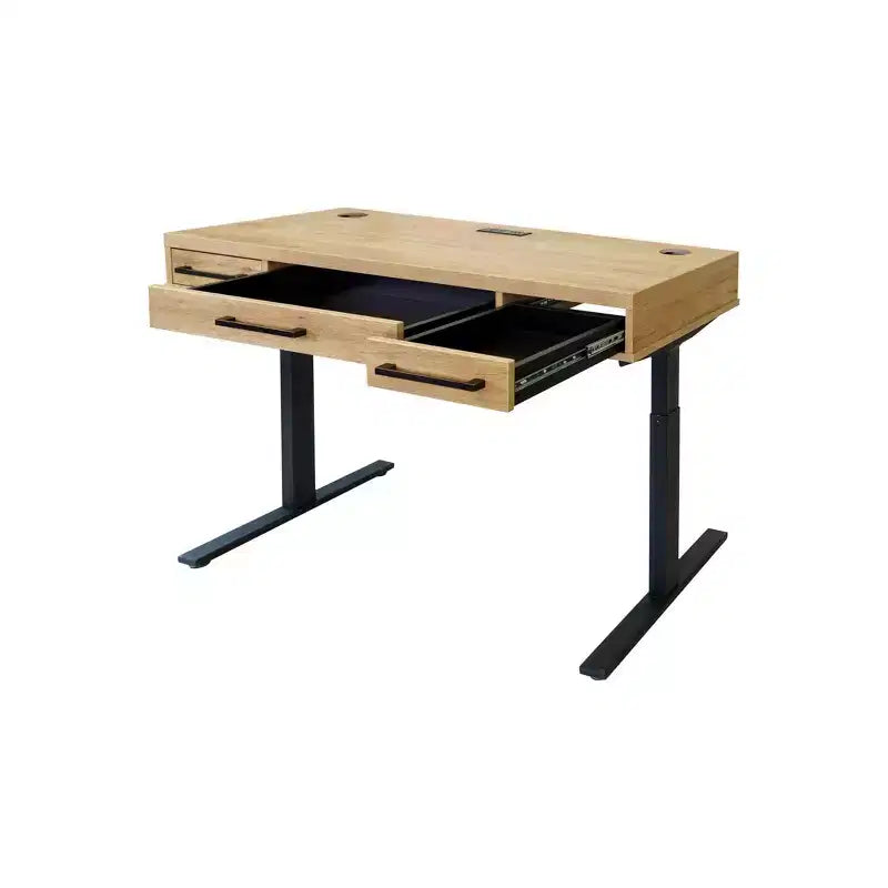 Scrivania Mason Modern Wood Laminate da ufficio elettronica Sit/Stand - Martin Furniture