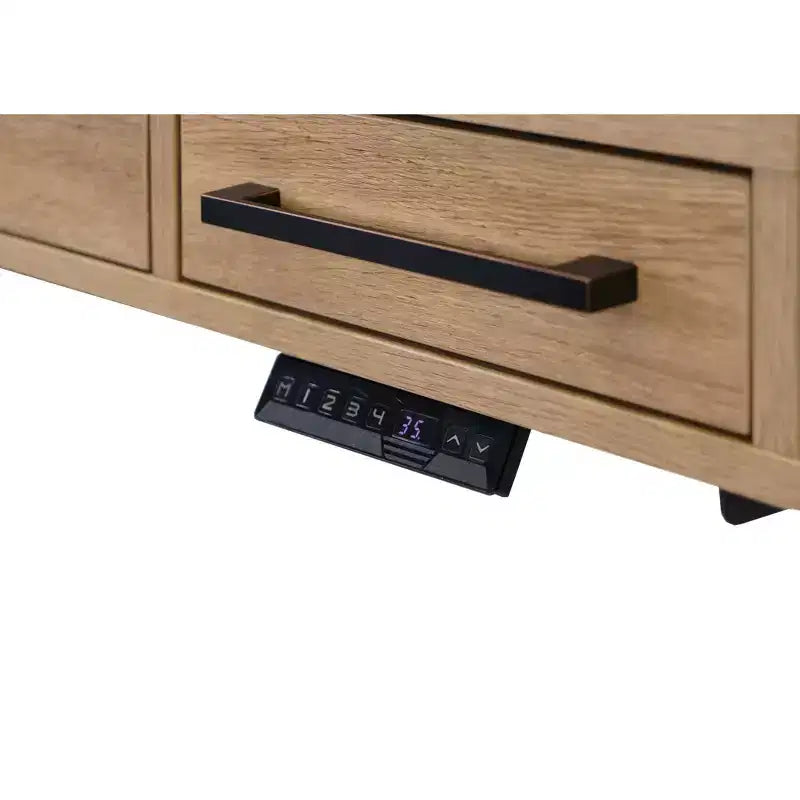 Scrivania Mason Modern Wood Laminate da ufficio elettronica Sit/Stand - Martin Furniture