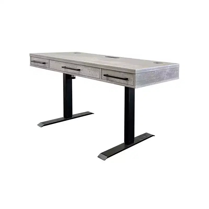 Scrivania Mason Modern Wood Laminate da ufficio elettronica Sit/Stand - Martin Furniture