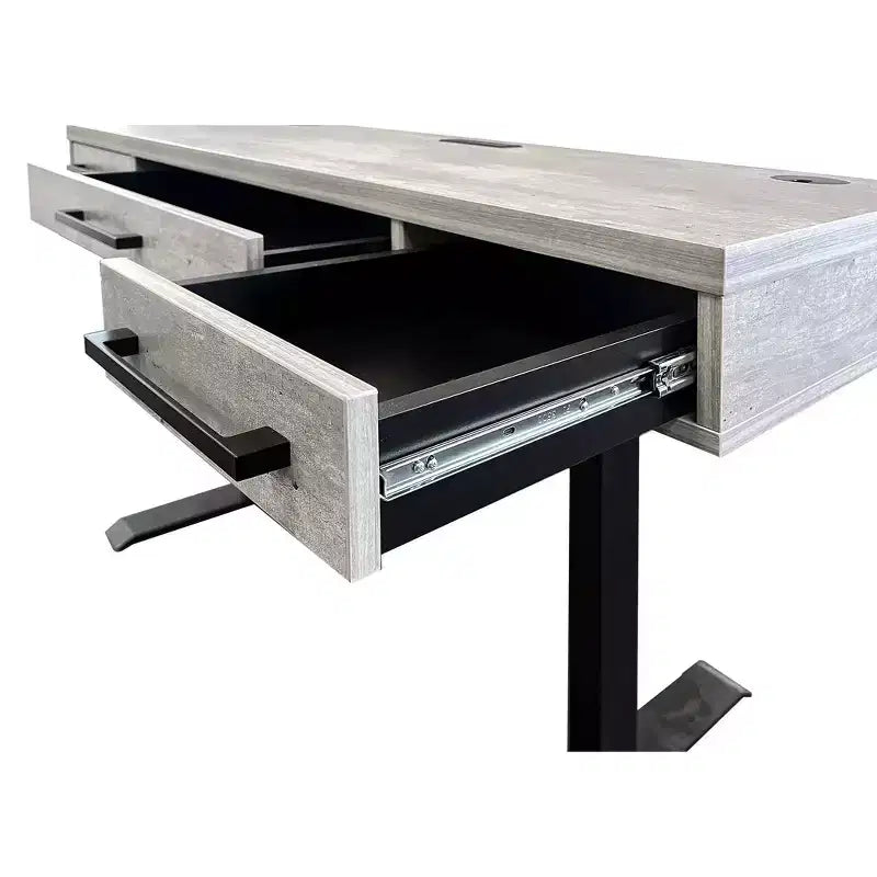 Scrivania Mason Modern Wood Laminate da ufficio elettronica Sit/Stand - Martin Furniture