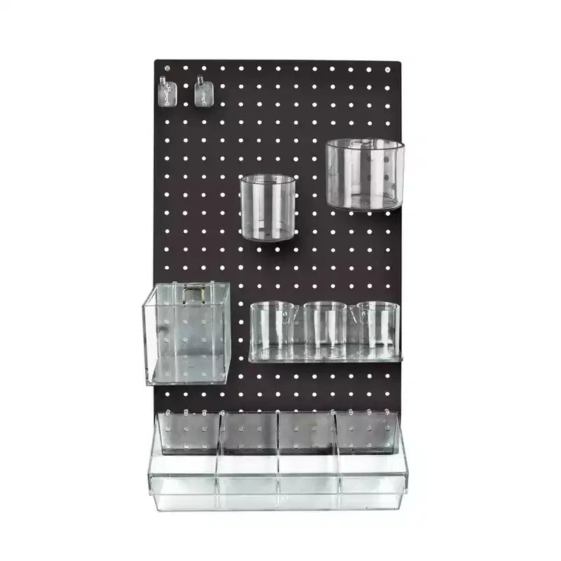 Azar Displays 12-Piece Pegboard Wall Organizer Kit