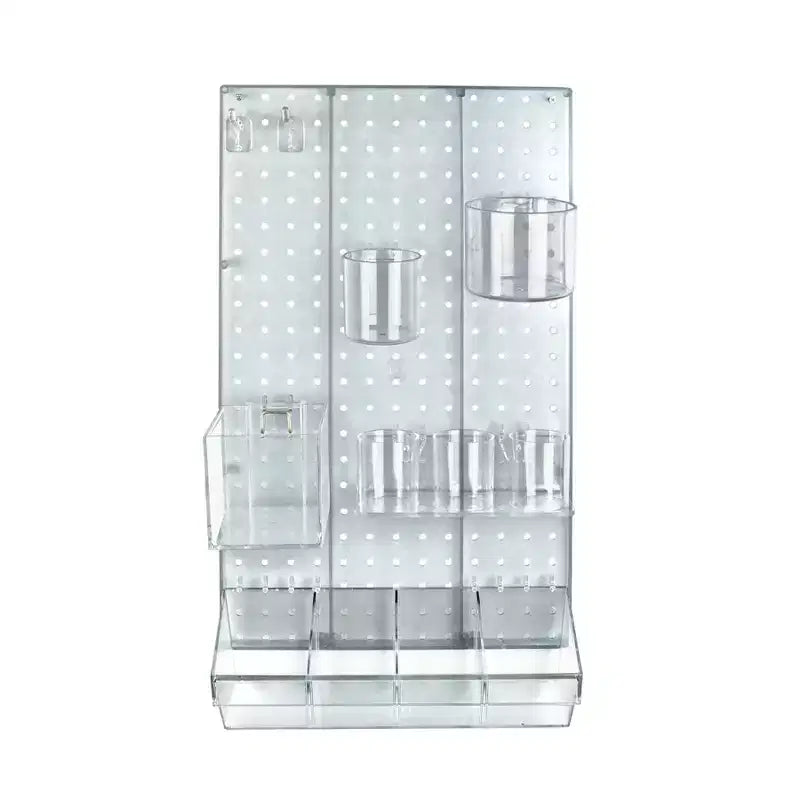 Kit organizer da parete per pannelli forati Azar Displays da 12 pezzi