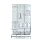 Kit organizer da parete per pannelli forati Azar Displays da 12 pezzi