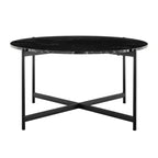 35 Round Marble Finish Coffee Table - Danya B.