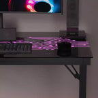 Scrivania da Gaming a LED con Cambio Colore Ispirata a Circuiti Stampati Emma e Oliver con Telecomando Cablato