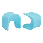 ECR4Kids Sgabello Wave Seat Perch, altezza seduta 35,5 cm - 38,3 cm, seduta flessibile, confezione da 2