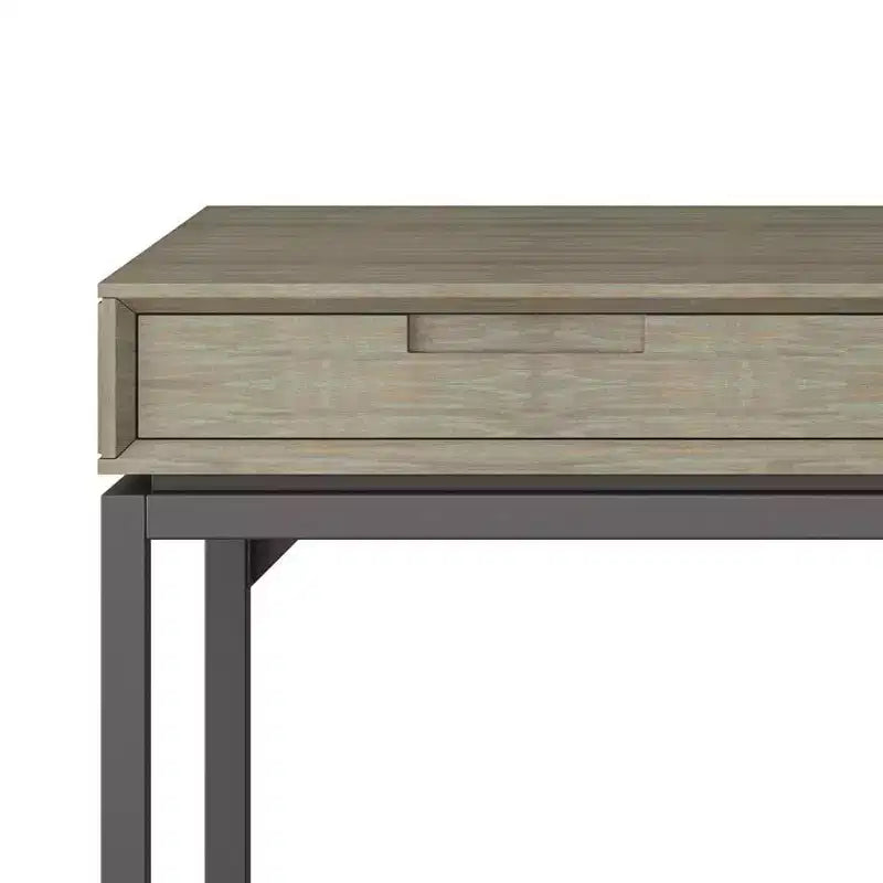 Scrittoio Devlin Mid-Century in Legno Massello con Cassetti - WyndenHall