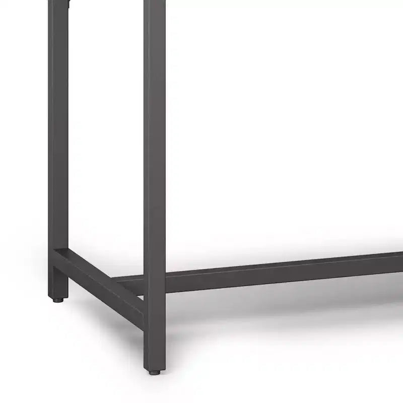 Scrittoio Devlin Mid-Century in Legno Massello con Cassetti - WyndenHall