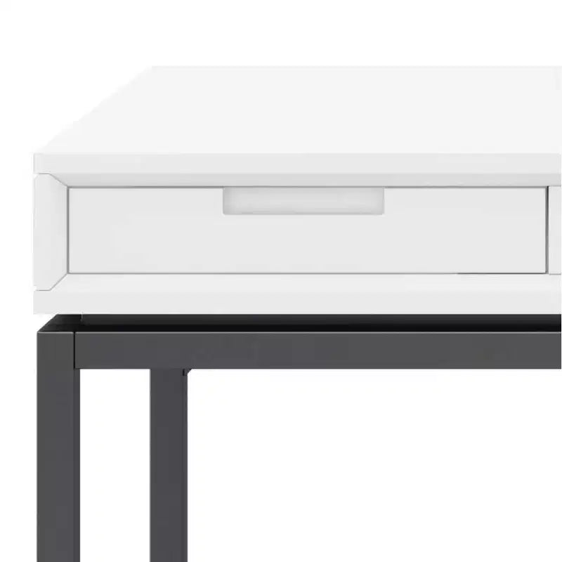 Scrittoio Devlin Mid-Century in Legno Massello con Cassetti - WyndenHall