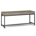 Scrittoio Devlin Mid-Century in Legno Massello con Cassetti - WyndenHall