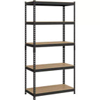 Yaheetech 5-Tier Utility Storage Shelves Garage Metal Shelving Unit