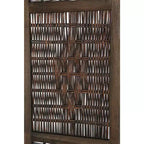 Divisorio per Ambienti Legacy Decor in Vimini e Legno con Design a Rombo