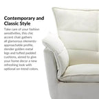 Set di 2 Poltrone Moderne in Velluto Jonat con Gambe in Metallo per Camera da Letto e Soggiorno | ART OF LIVING DESIGNS