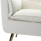 Set di 2 Poltrone Moderne in Velluto Jonat con Gambe in Metallo per Camera da Letto e Soggiorno | ART OF LIVING DESIGNS