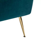 Set di 2 Poltrone Moderne in Velluto Jonat con Gambe in Metallo per Camera da Letto e Soggiorno | ART OF LIVING DESIGNS