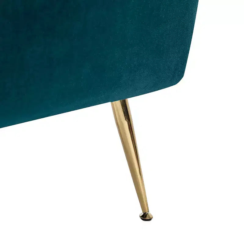 Set di 2 Poltrone Moderne in Velluto Jonat con Gambe in Metallo per Camera da Letto e Soggiorno | ART OF LIVING DESIGNS