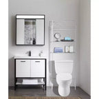 Salvaspazio e Organizer in metallo sopra il WC - J&V TEXTILES