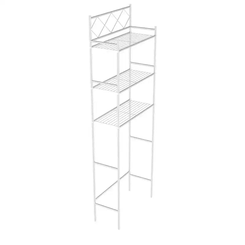 Salvaspazio e Organizer in metallo sopra il WC - J&V TEXTILES