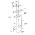 Salvaspazio e Organizer in metallo sopra il WC - J&V TEXTILES