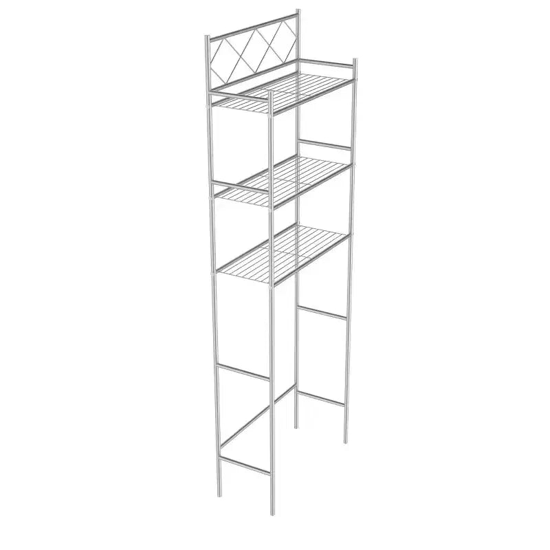 Salvaspazio e Organizer in metallo sopra il WC - J&V TEXTILES