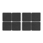 Unique Bargains EVA Square Self-Stick Non-Slip Anti-Scratch Floor Glide Furniture Pads Black 1.5 x 1.5 x 0.16 8 Pcs