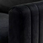 Set di 2 Poltrone Club Imbottite Moderne Iapygia con Piedini in Metallo per Camera da Letto | ART OF LIVING DESIGNS