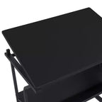 Yaheetech Tavolo da Disegno Regolabile e Set Sgabello Nero