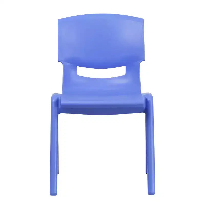 Sedia scolastica impilabile in plastica Emma and Oliver, confezione da 5, altezza seduta 39,4 cm