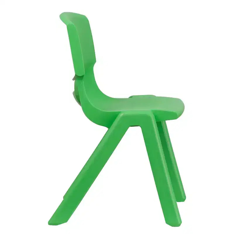 Sedia scolastica impilabile in plastica Emma and Oliver, confezione da 5, altezza seduta 39,4 cm