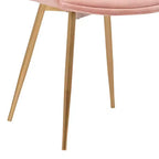 Sedia d'accento da pranzo Heidi Velvet - Armen Living