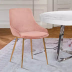 Sedia d'accento da pranzo Heidi Velvet - Armen Living