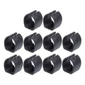 Unique Bargains Breuer Chair Tubing Pipe Foot Round U-Shape Plastic Caps 20mm Dia 10Pcs
