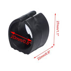 Unique Bargains Tappi rotondi in plastica a forma di U per tubi di sedia Breuer, diametro 20 mm, 10 pezzi