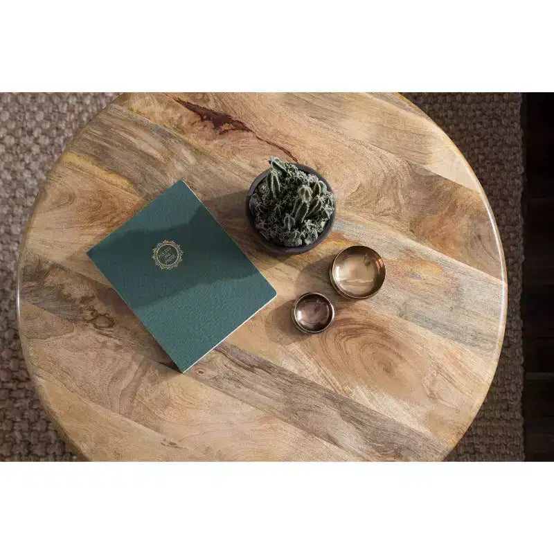 Tavolino rotondo in legno Kate e Laurel Pallson