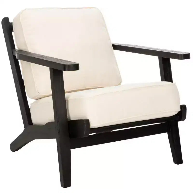 Poltrona Nico Mid-Century - ACH4501 - Bone/Nero - Safavieh