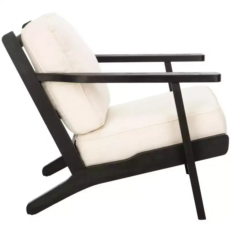 Poltrona Nico Mid-Century - ACH4501 - Bone/Nero - Safavieh