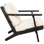 Poltrona Nico Mid-Century - ACH4501 - Bone/Nero - Safavieh