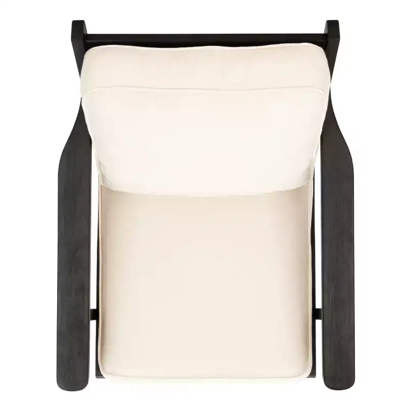 Poltrona Nico Mid-Century - ACH4501 - Bone/Nero - Safavieh