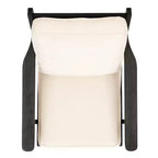 Poltrona Nico Mid-Century - ACH4501 - Bone/Nero - Safavieh