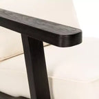 Poltrona Nico Mid-Century - ACH4501 - Bone/Nero - Safavieh